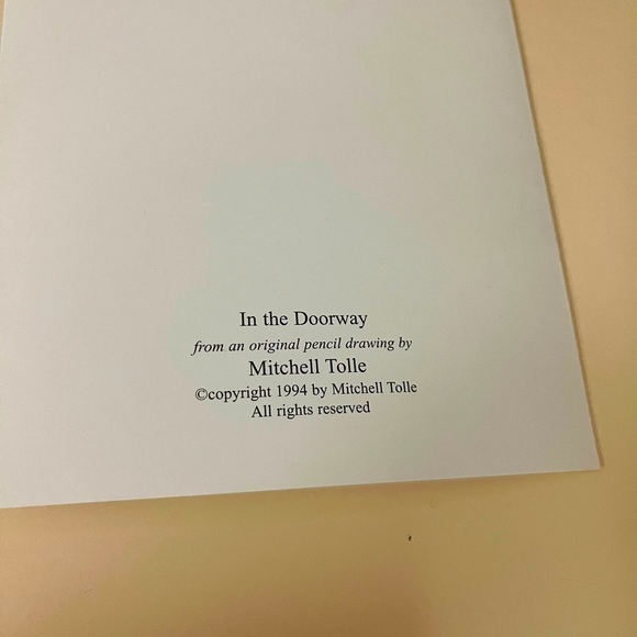 Mitchell Tolle Basketball Blank Greeting Cards
“In the Doorway” - Picture 5 of 7